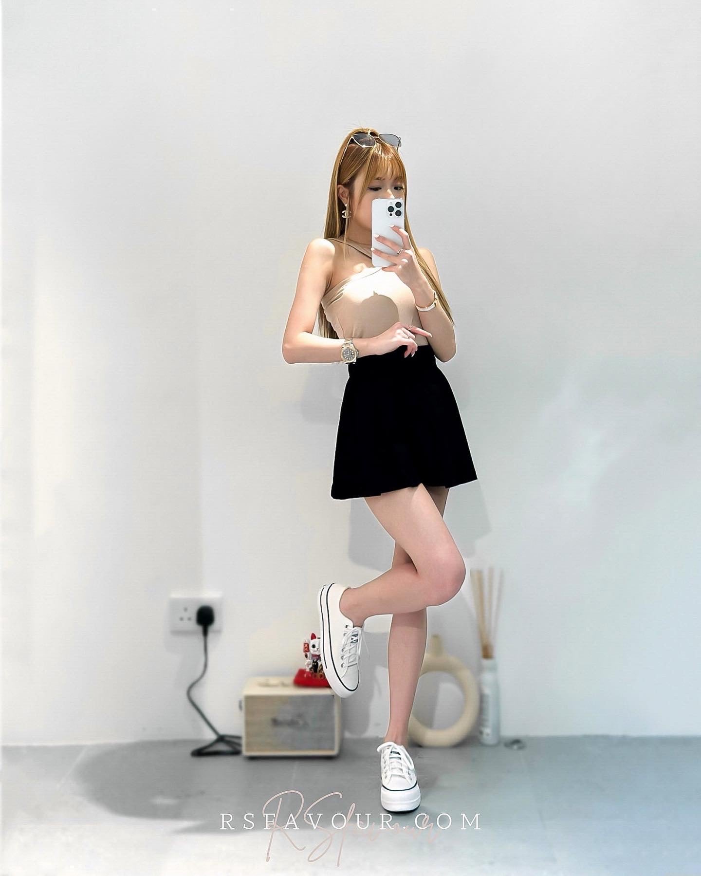 (KR) 入膊背心小外套套裝|兩色入