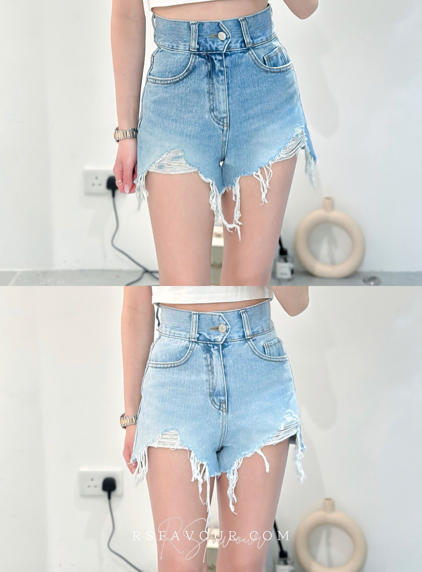 (KR) 超顯瘦高腰短褲2.0|四色入