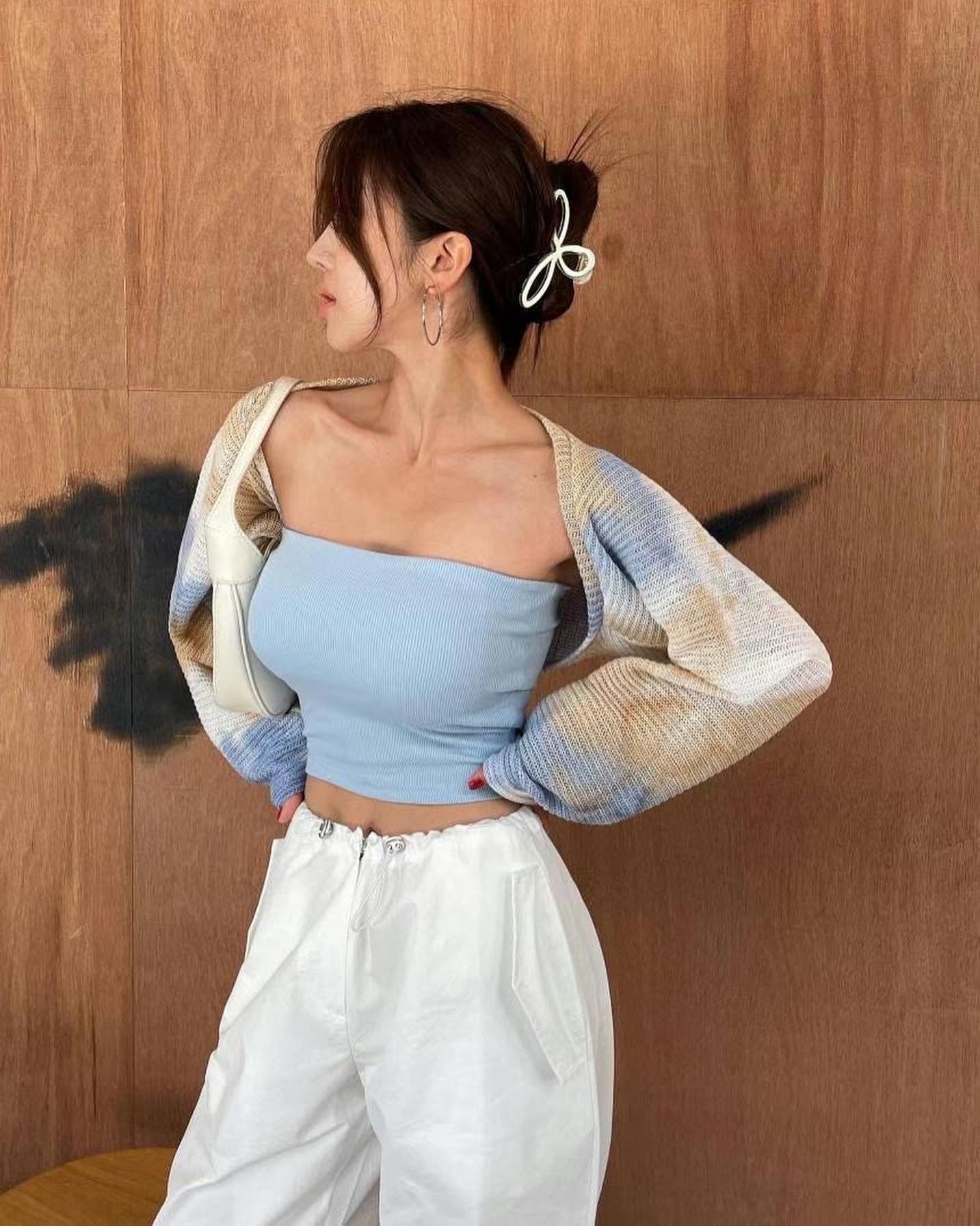 (KR) 雙色開胸短外套|兩色入