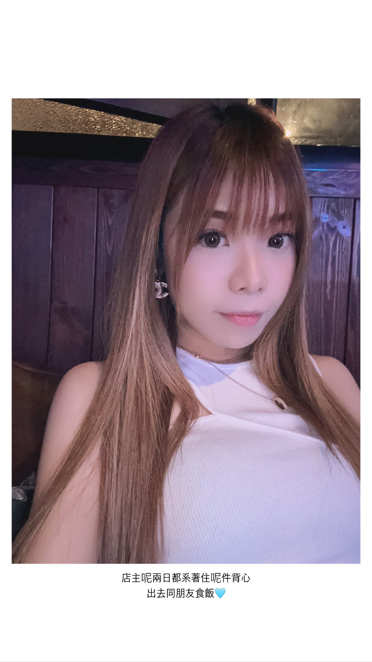 (KR) 設計感單邊入膊背心|四色入