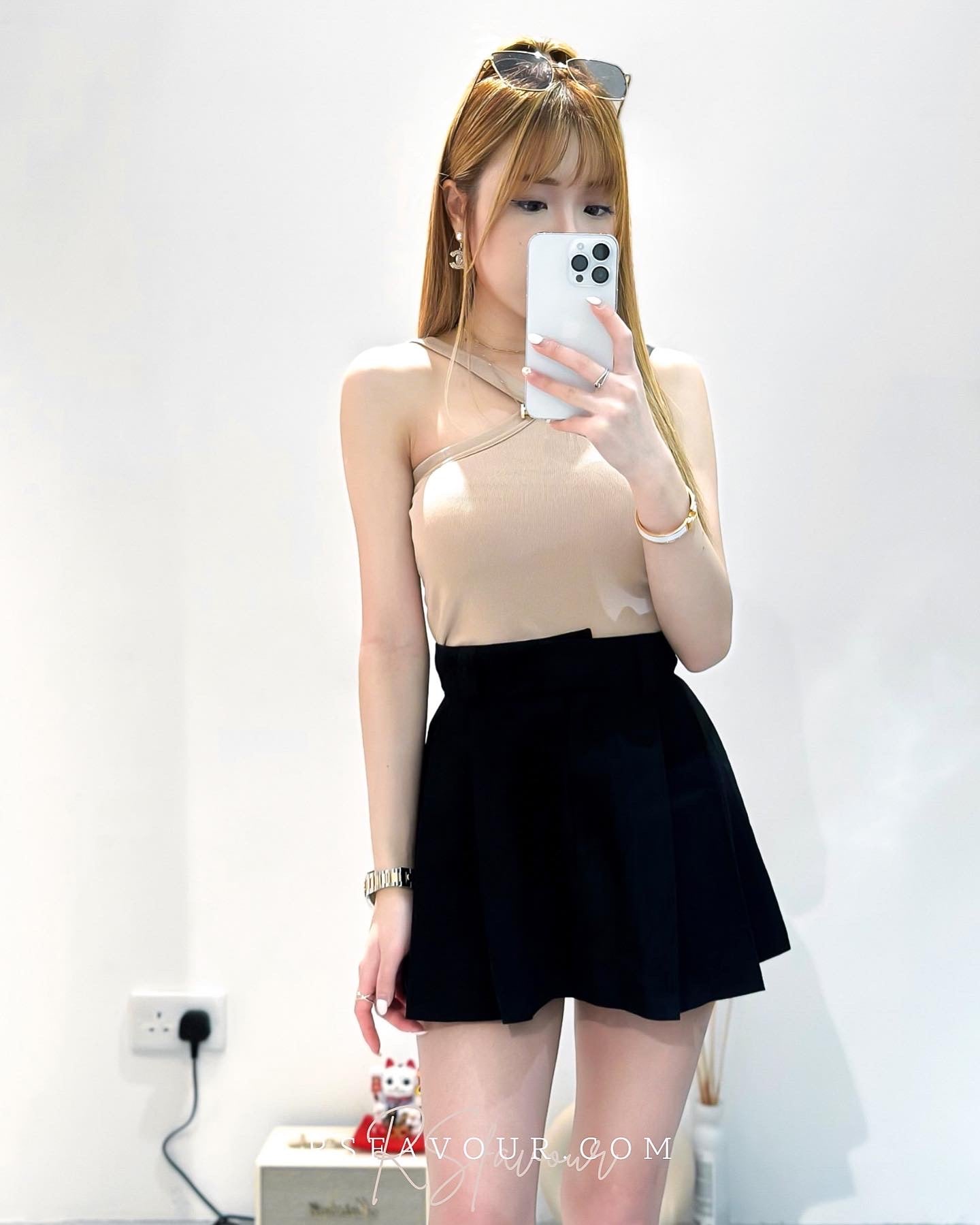 (KR) 入膊背心小外套套裝|兩色入