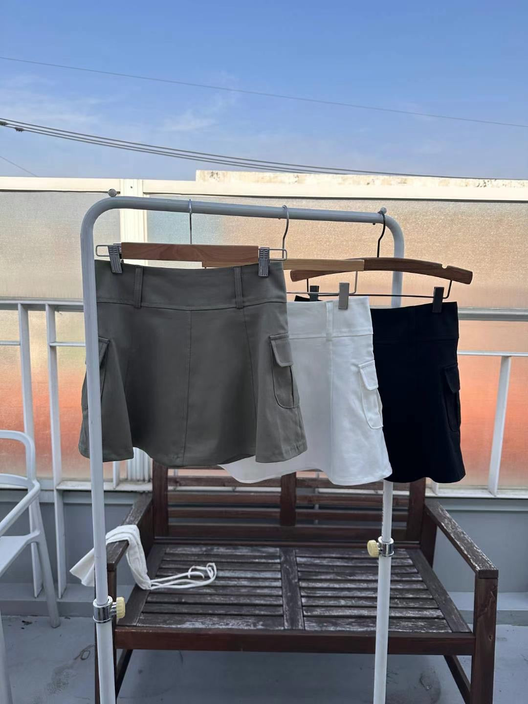 (KR) 高腰迷你小短裙|三色入