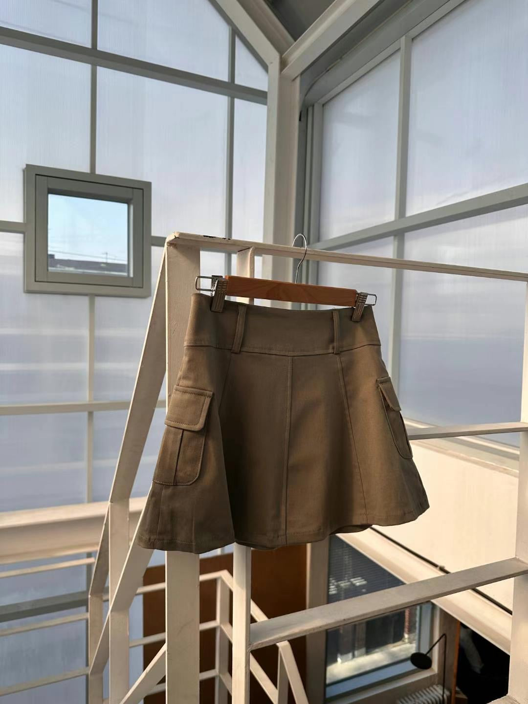 (KR) 高腰迷你小短裙|三色入