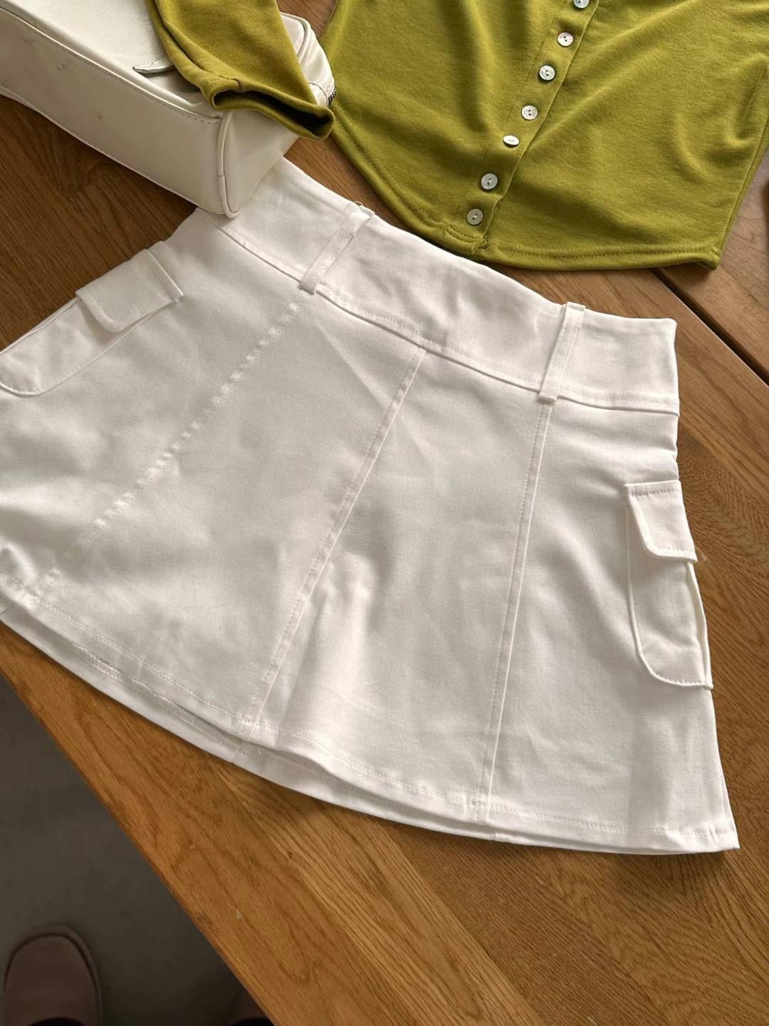 (KR) 高腰迷你小短裙|三色入