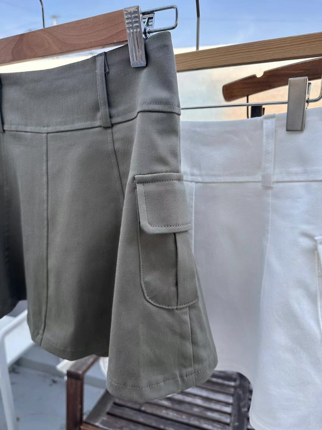 (KR) 高腰迷你小短裙|三色入