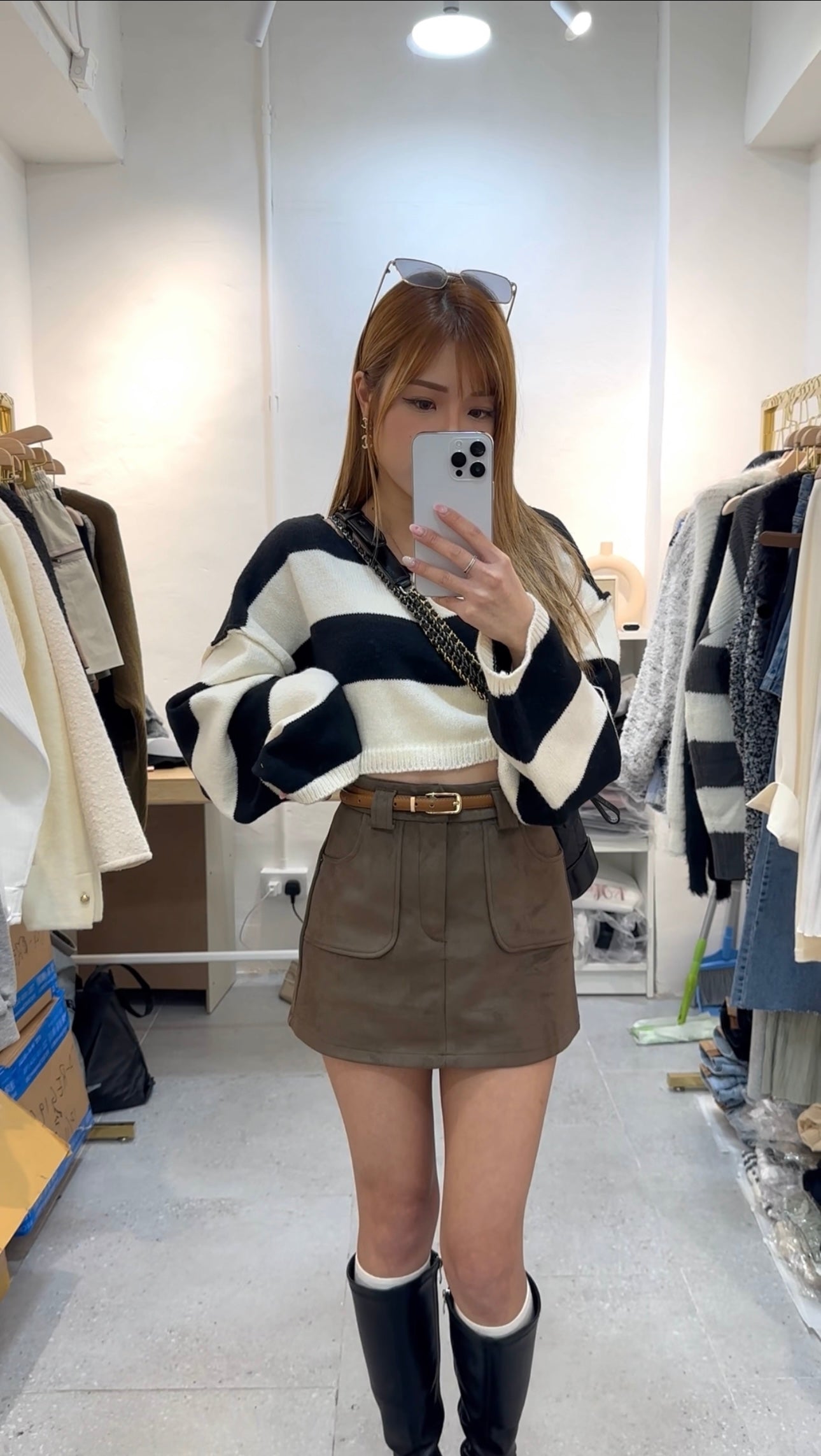 (KR) 雙口袋小短裙