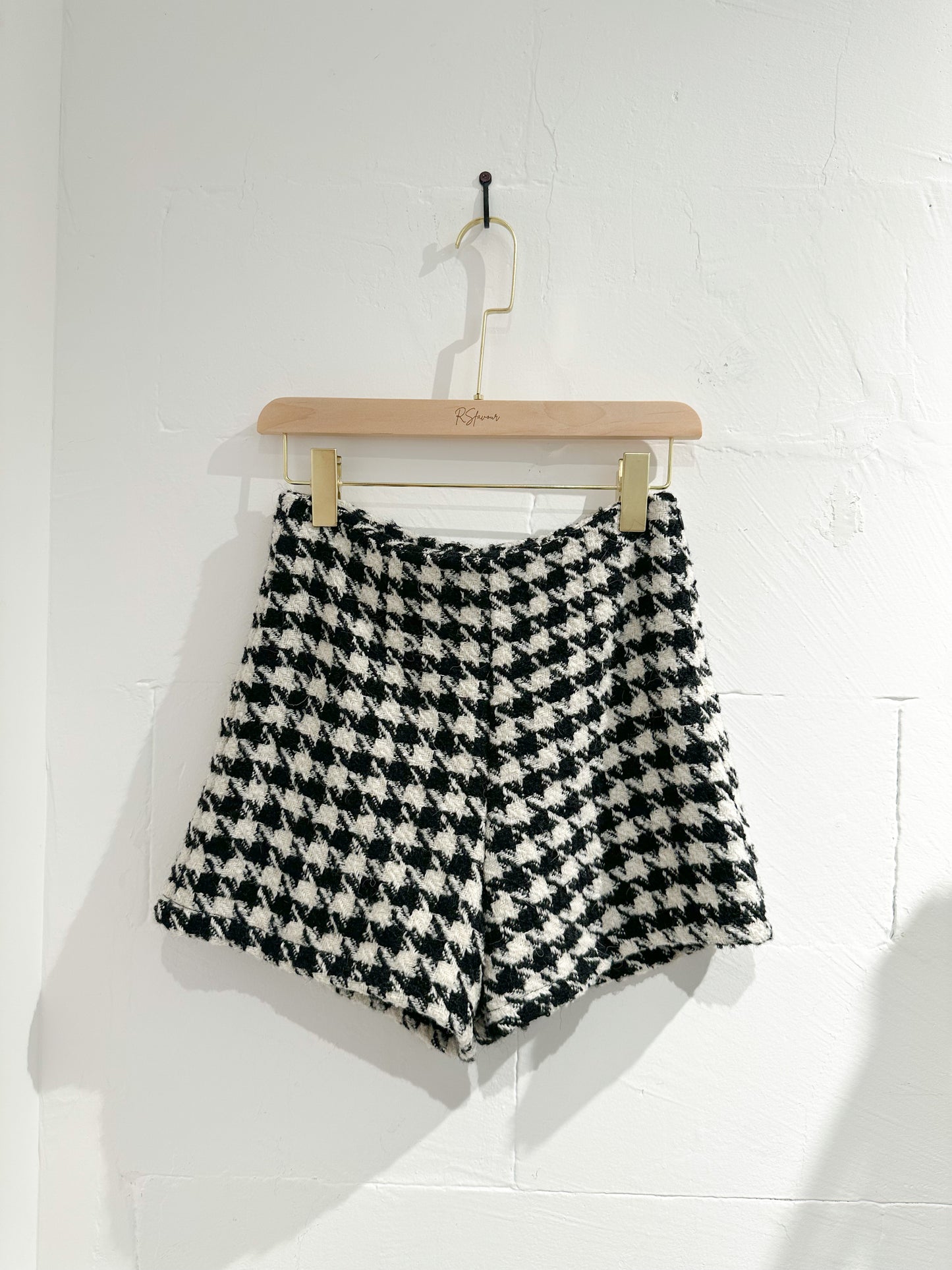 (KR) 高腰千烏格tweed短褲