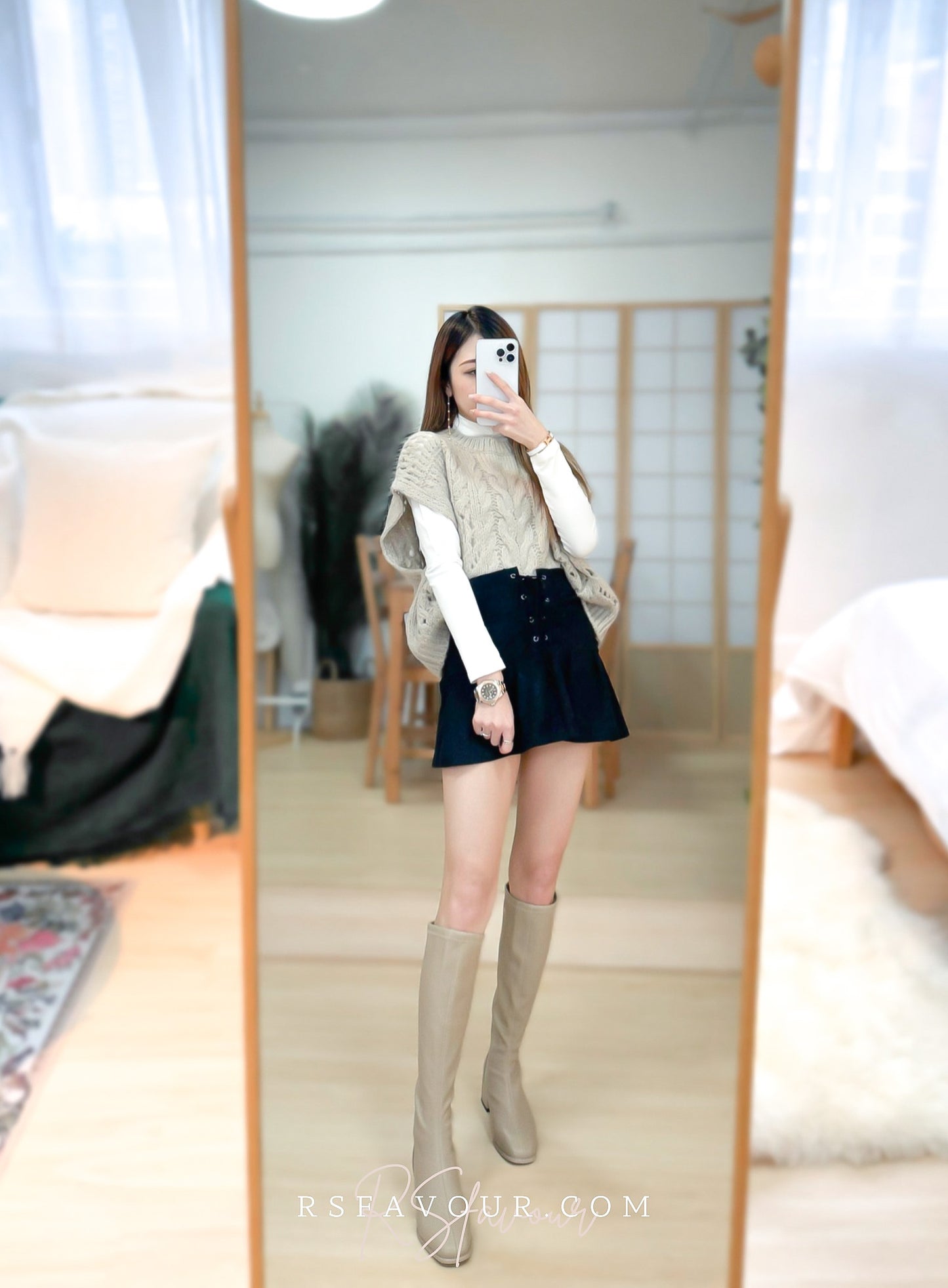 (KR) 麻花針織背心|四色入