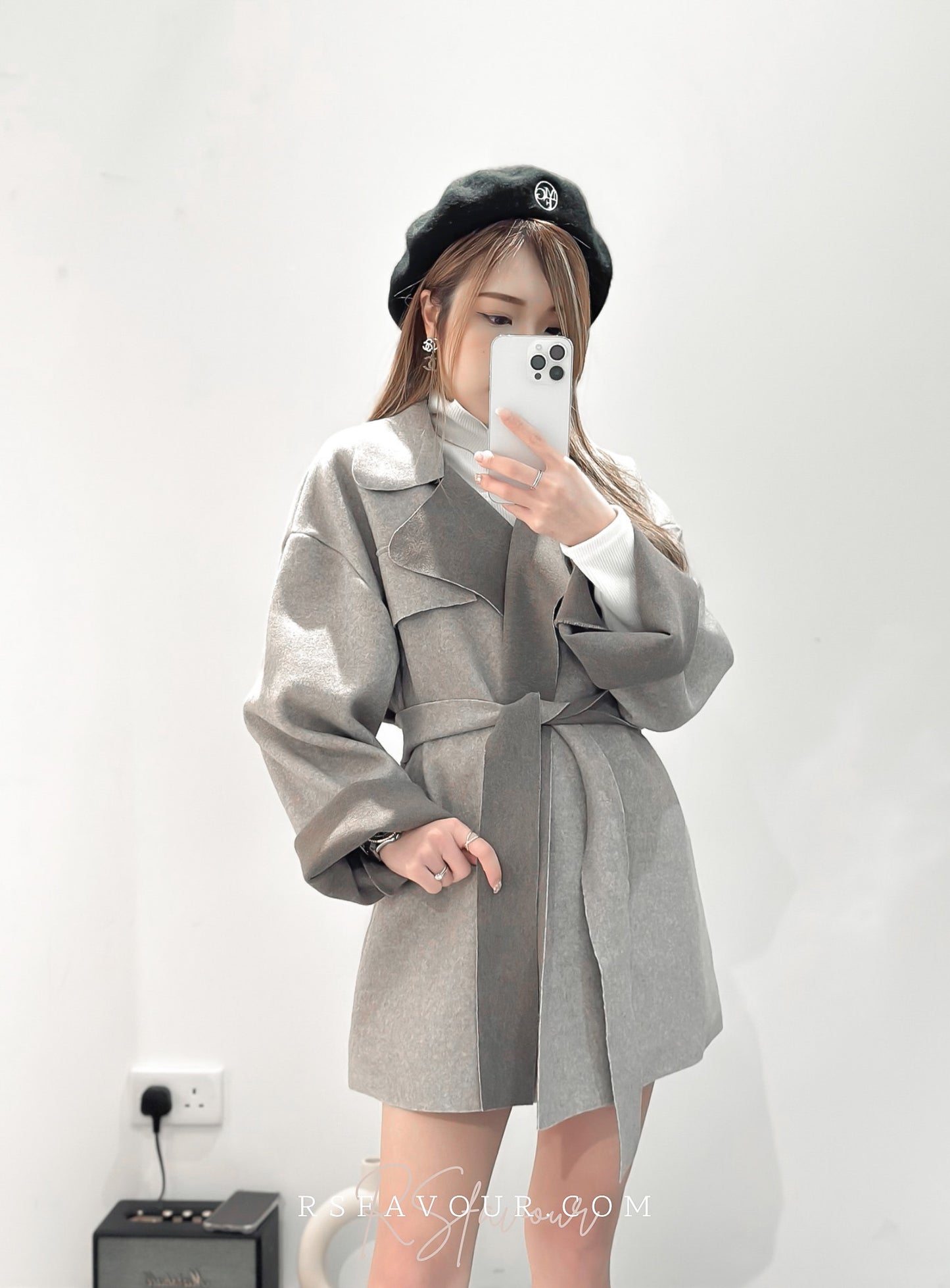 (KR) The Premium Coat|灰啡色