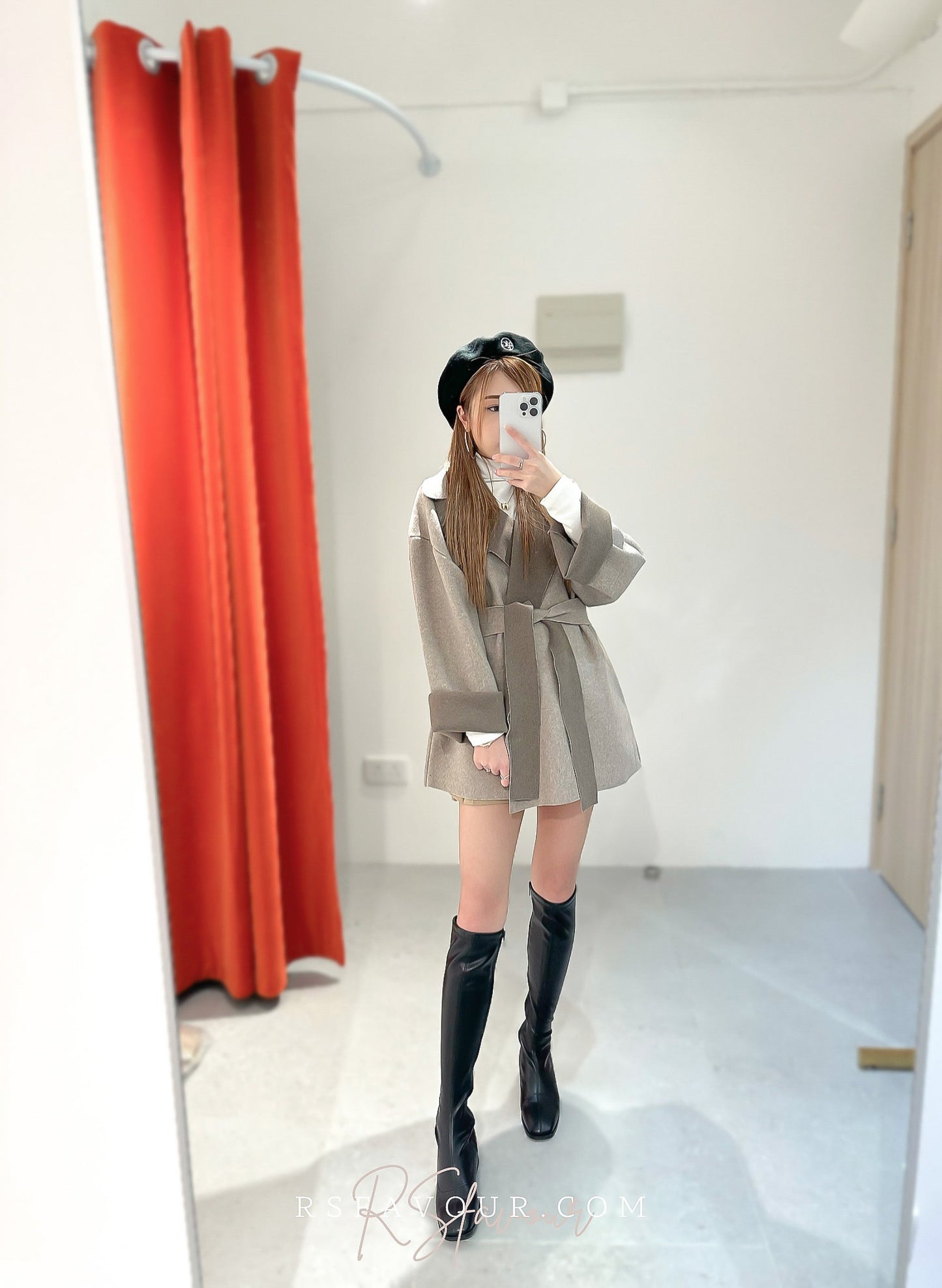 (KR) The Premium Coat|灰啡色