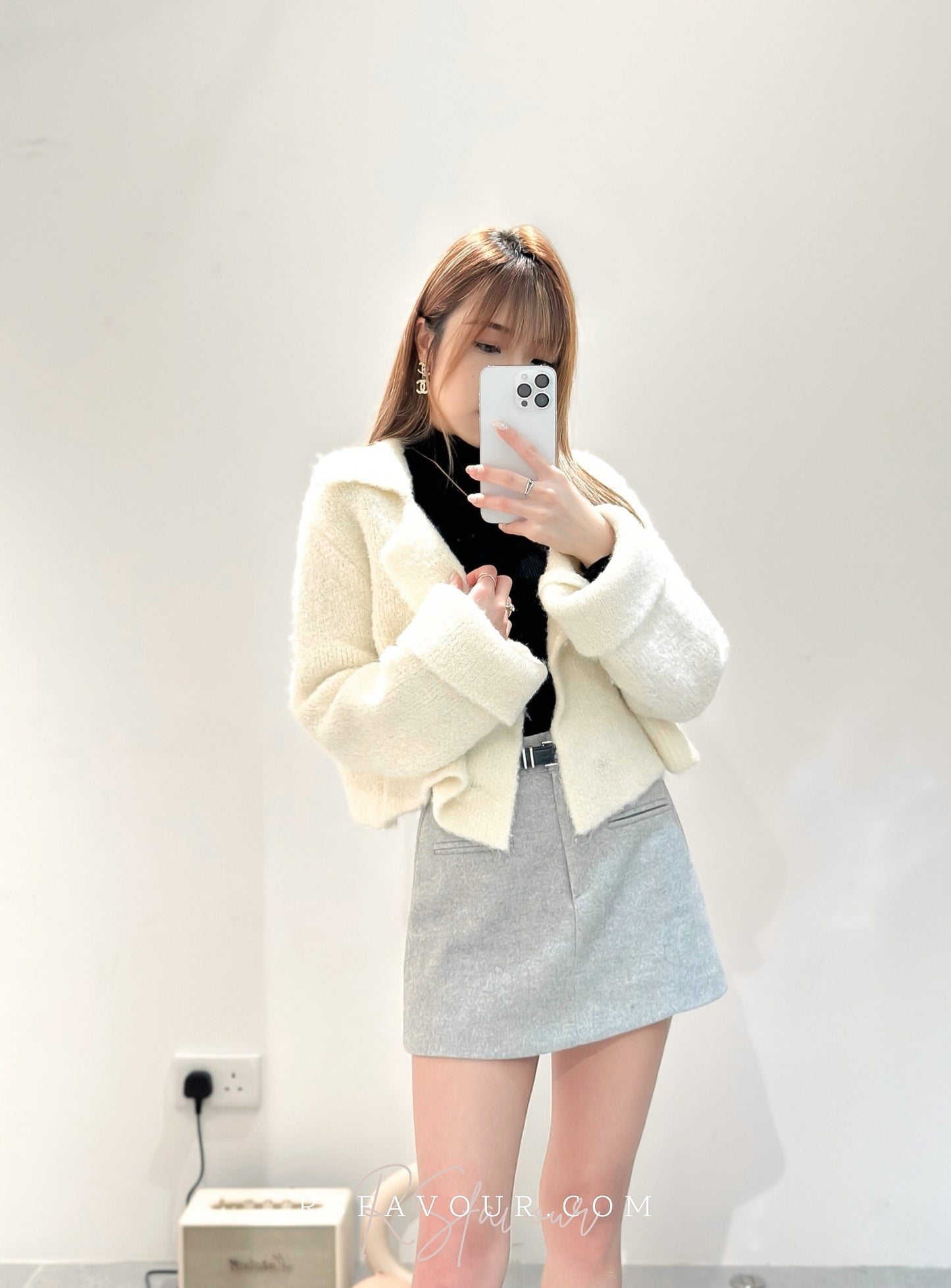 (KR) 高腰小短裙|兩色入