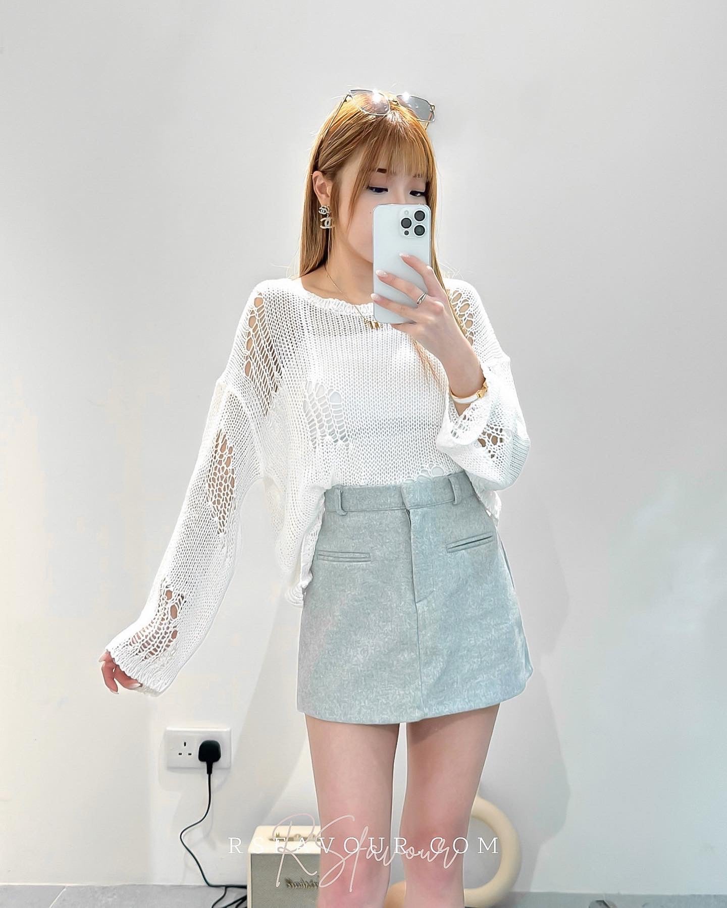 (KR) 通隆針織上衣|兩色入