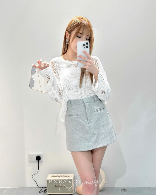 (KR) 通隆針織上衣|兩色入