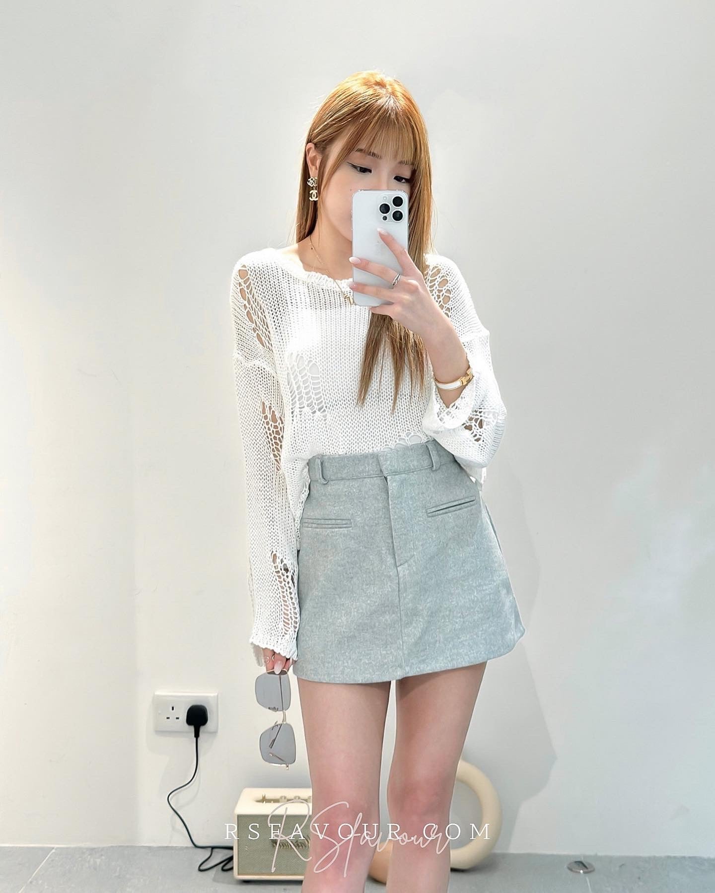 (KR) 通隆針織上衣|兩色入