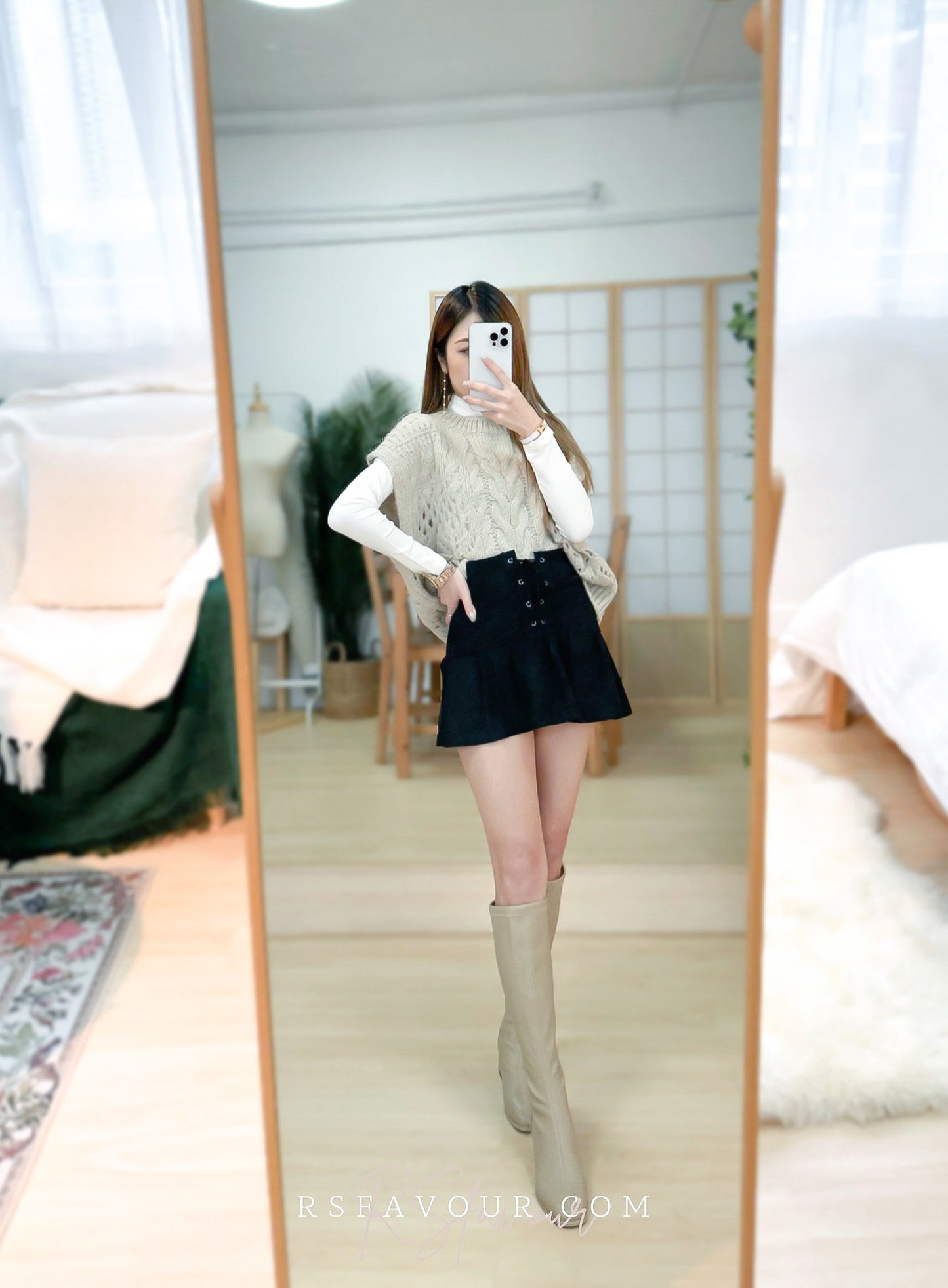 (KR) 麻花針織背心|四色入