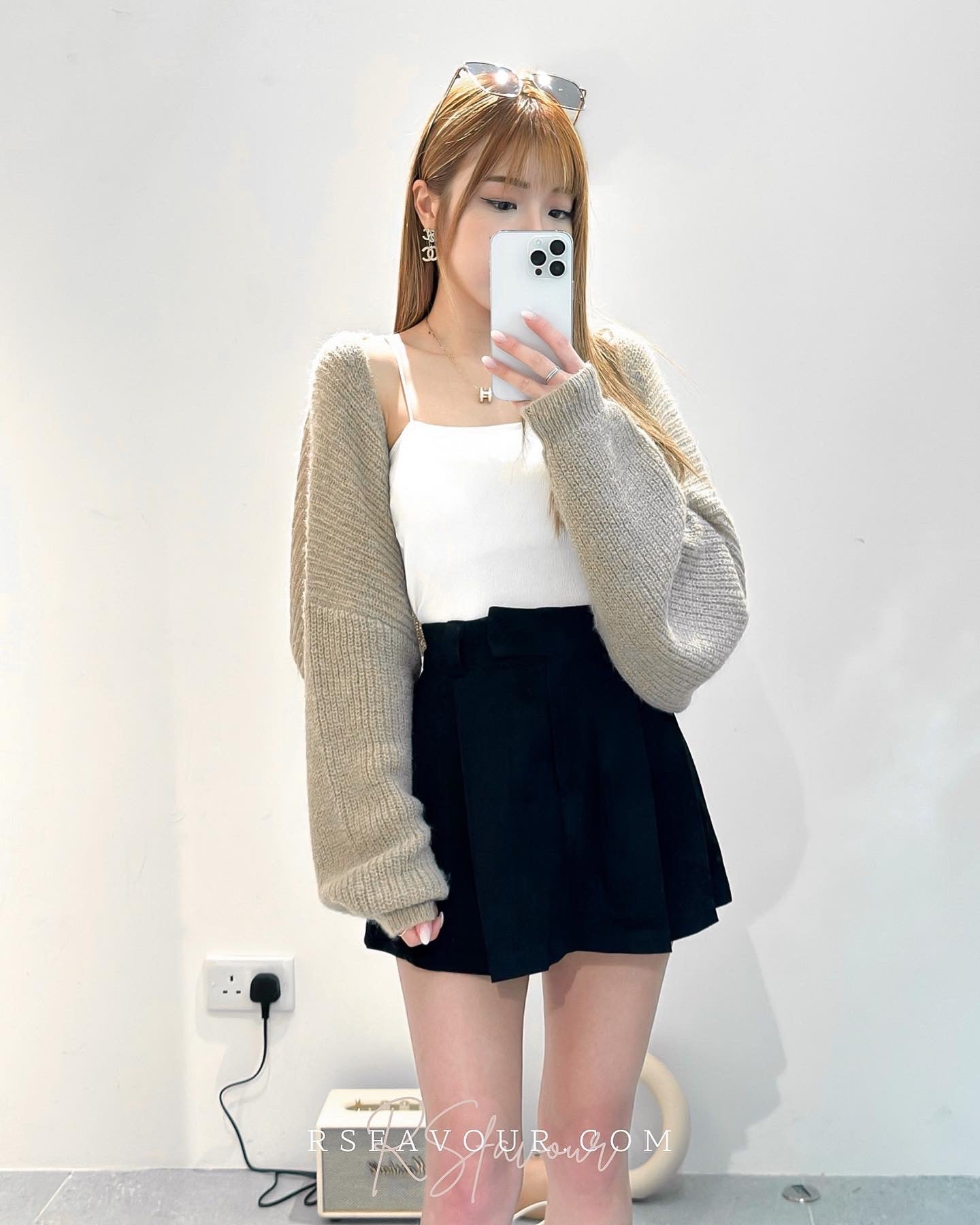 (KR) 短版開胸外套|兩色入