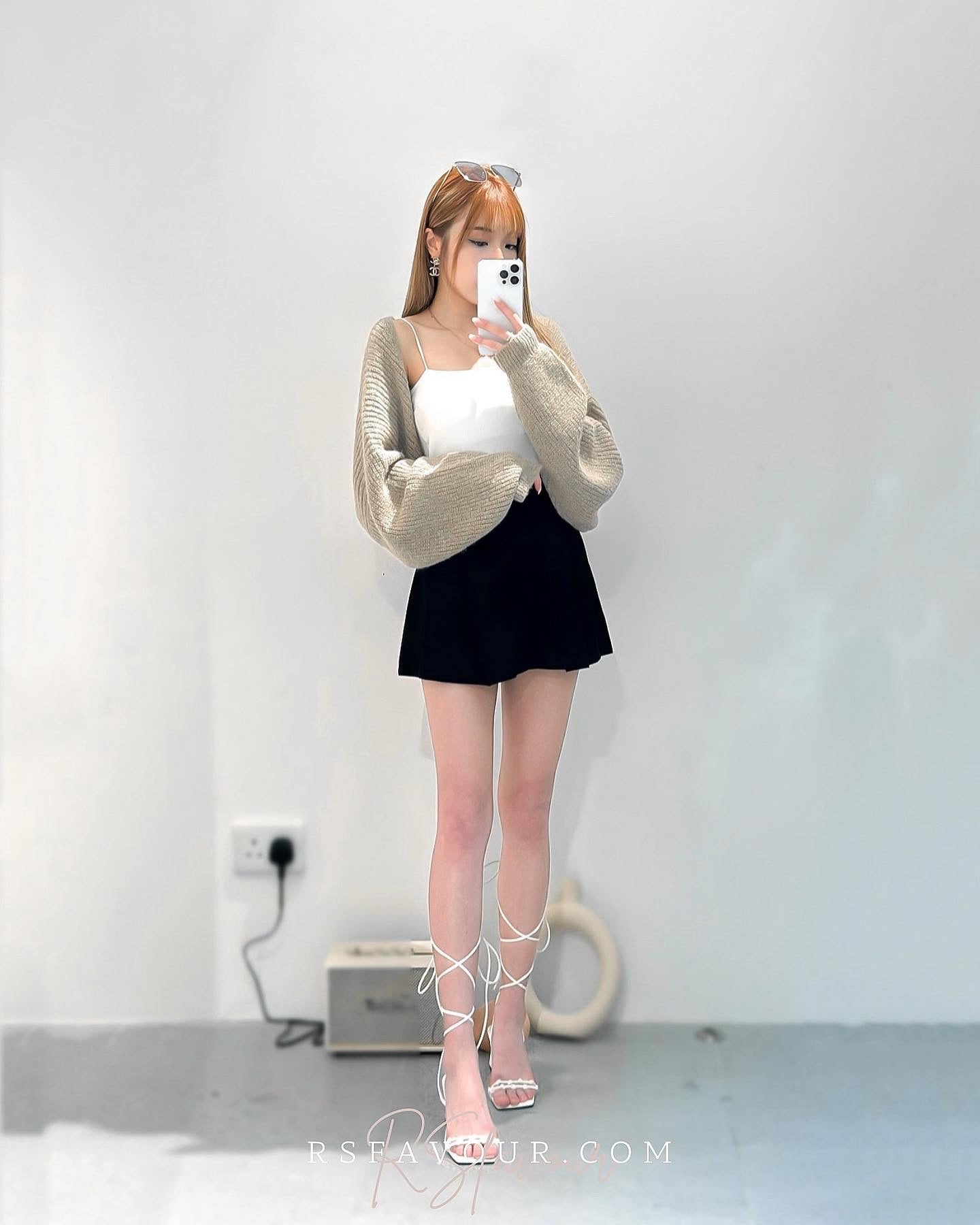 (KR) 短版開胸外套|兩色入