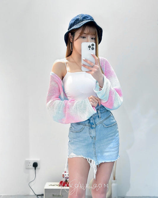 (KR) 雙色開胸短外套|兩色入