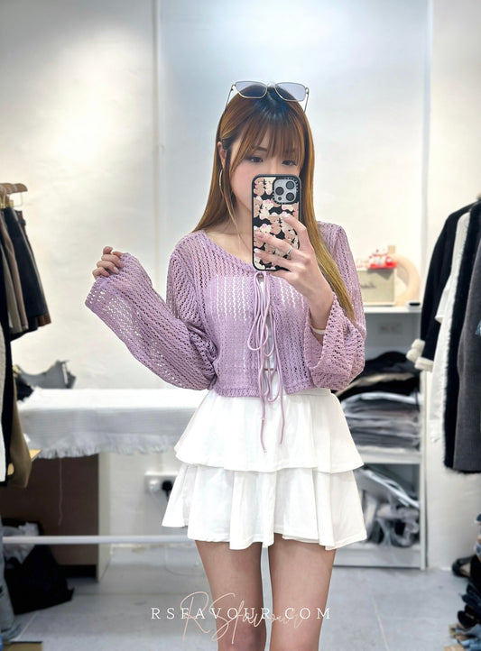 (KR)高腰雙層蛋糕裙|兩色入